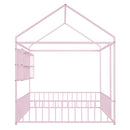 House Frame With Fence And Shelves