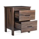 Titeca - Contemporary Wood 2 Drawer Nightstand