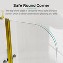 Frameless Folding Shower Doors For Bathtub With Pivot Tub Glass Door, 1 / 4" Tempered Glass