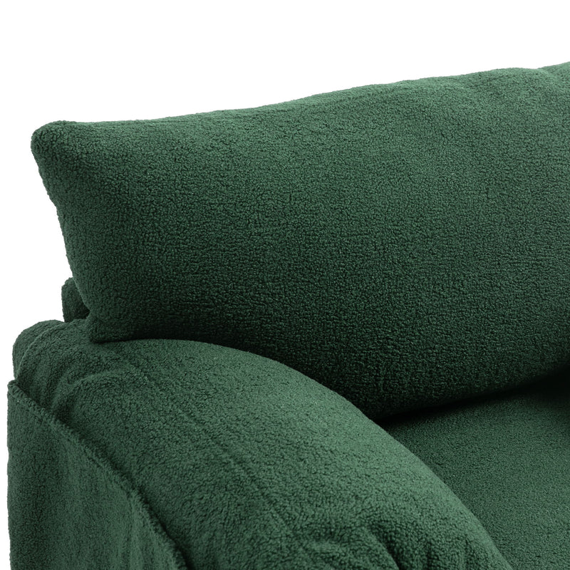 Oversized Swivel Armchair Modern Chair & Single Sofa Lounge, Comfortable Seating For Living Room