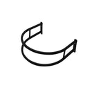 Wall Mounted Bathroom Sink With Towel Bar And Faucet - White / Black