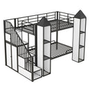 Castle Shaped Bunk Bed With Wardrobe And Storage