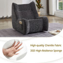 Bean Bag Chair, Lazy Floor Sofa Couch - Gray