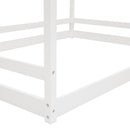 Full Size House Bed Wood Bed, White(OLD SKU:WF281436AAK)