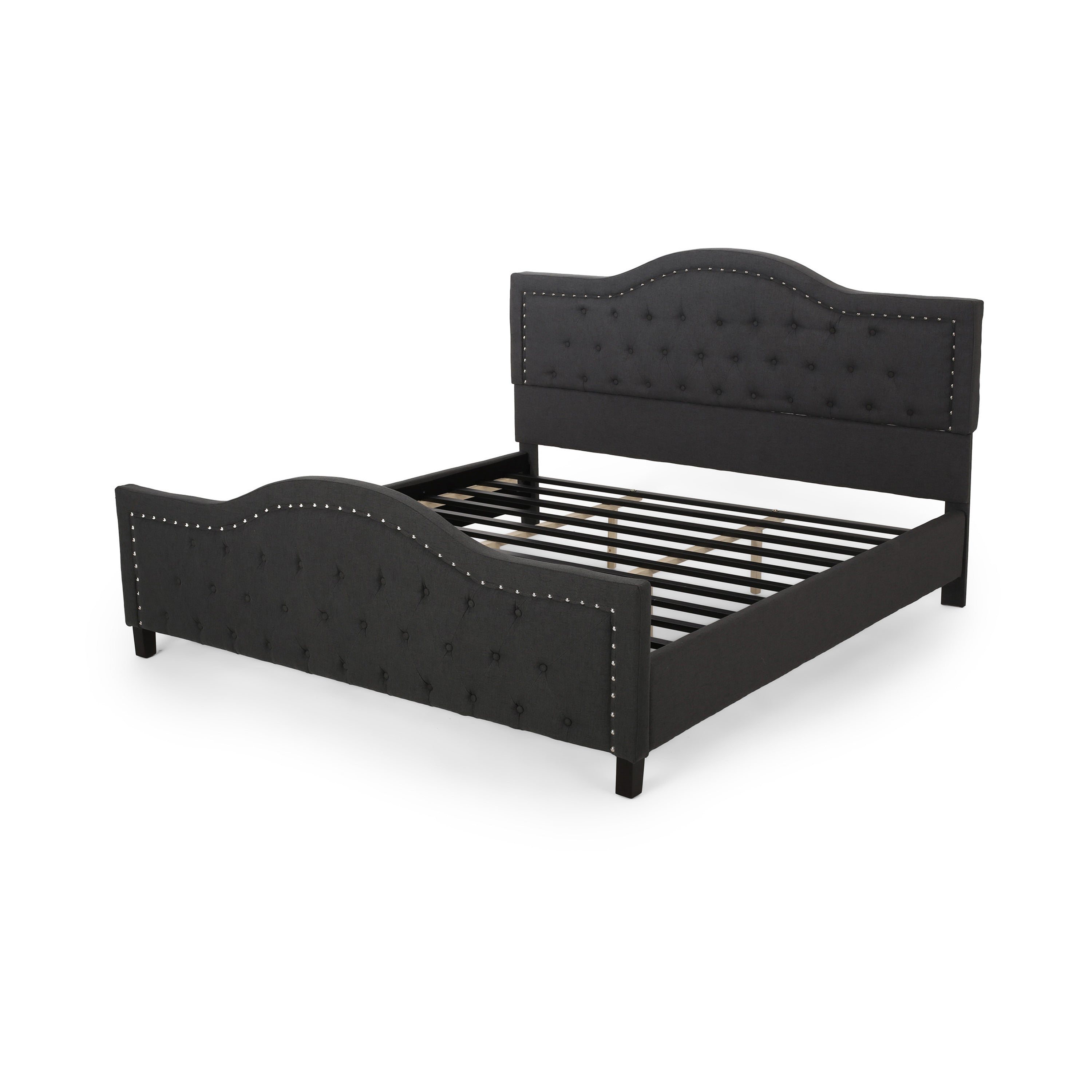 VIRGIL FULLY UPHOLSTERED KING SIZED BED - Atlantic Fine Furniture Melbourne FL