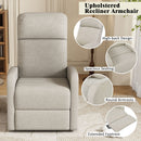 Modern Recliner Manual, Home Theater Chair With Adjustable Backrest