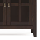 Artisan - Large 4 Door Sideboard Buffet - Dark Chestnut Brown