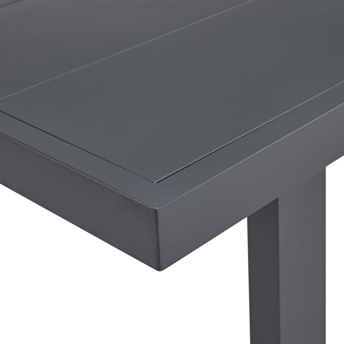 Playa Dining Table in Dark Gray / Beige by Elements International, view 4