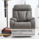 Lift Chair Recliner Power Remote Control Recliner Sofa Relax Soft Chair Anti - Skid Australia Cashmere Fabric Furniture Living Room - Dark Gray