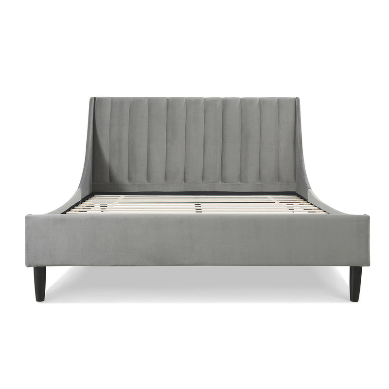 Aspen - Vertical Tufted Modern Headboard Platform Bed Set