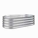 Heavy Duty Galvanized Raised Garden Bed Kit For Vegetables, Flowers & Herbs