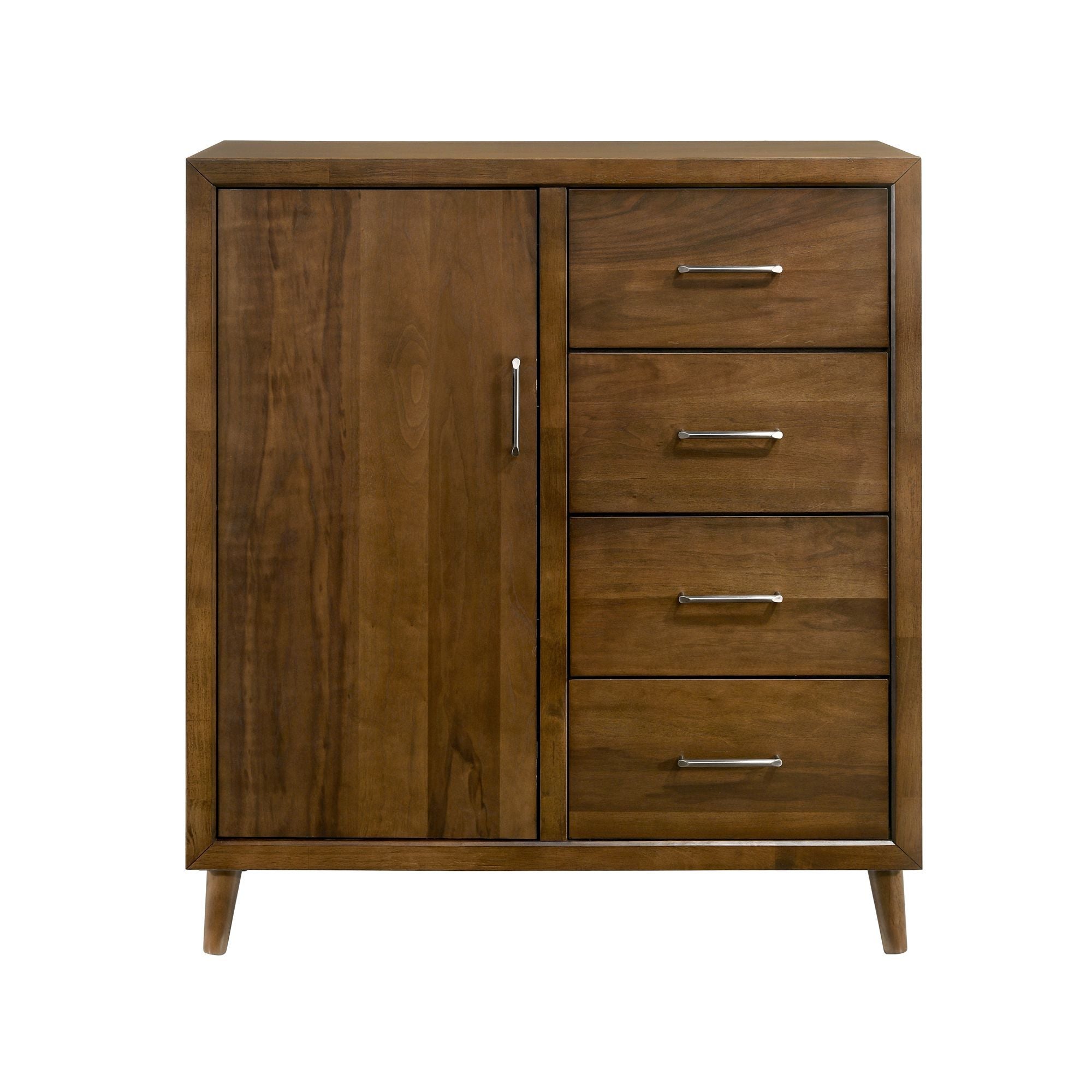 Malibu - 4-Drawer Chest - Walnut - Atlantic Fine Furniture Melbourne FL