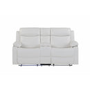 Blanche - Console Reclining Loveseat With LED Lights And Speakers