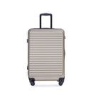 3 Piece Luggage Sets Lightweight Suitcase With Two Hooks, Spinner Wheels, Tsa Lock