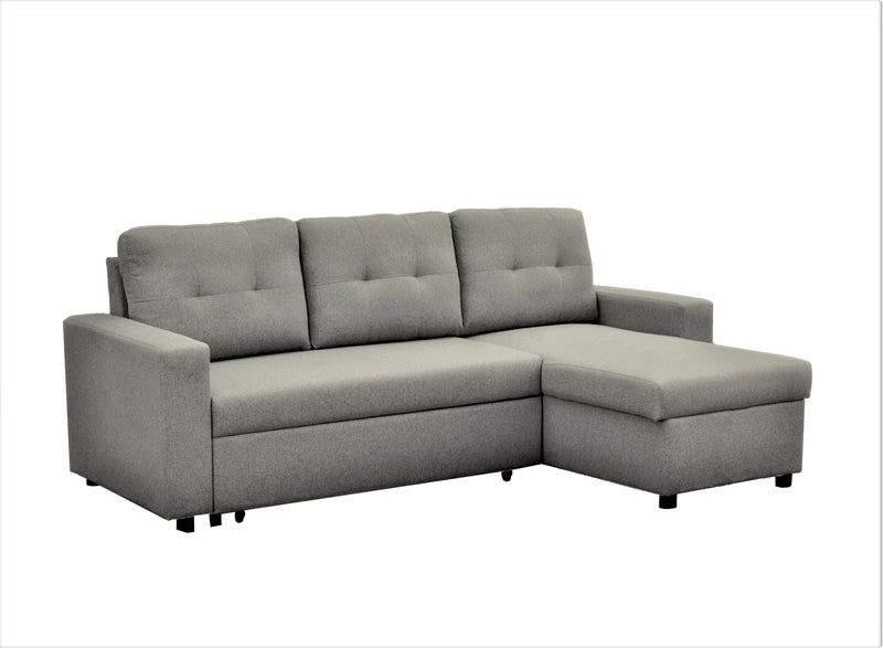 Convertible L Shaped Sectional Sleeper Sofa Bed, Saving Pull Out Couch