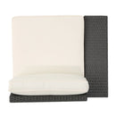 Santa Cruz - Outdoor 8 Piece Sectional Set - Dark Brown