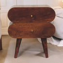 Bubble Nightstand - Brown