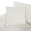 Modern Chenille Oversized Accent Chair, Comfy Single Sofa With Large Seat (Set of 2)