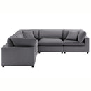 Cassandra - Modular 5 Piece Sectional
