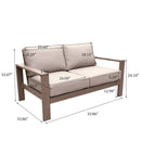 Loveseat, Wood Grained