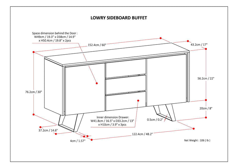 Lowry - Sideboard Buffet