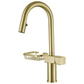 Cincosky - High Arc Pull Down Kitchen Faucet, Single Hole
