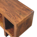 Orion - Curved Media Unit - Brown