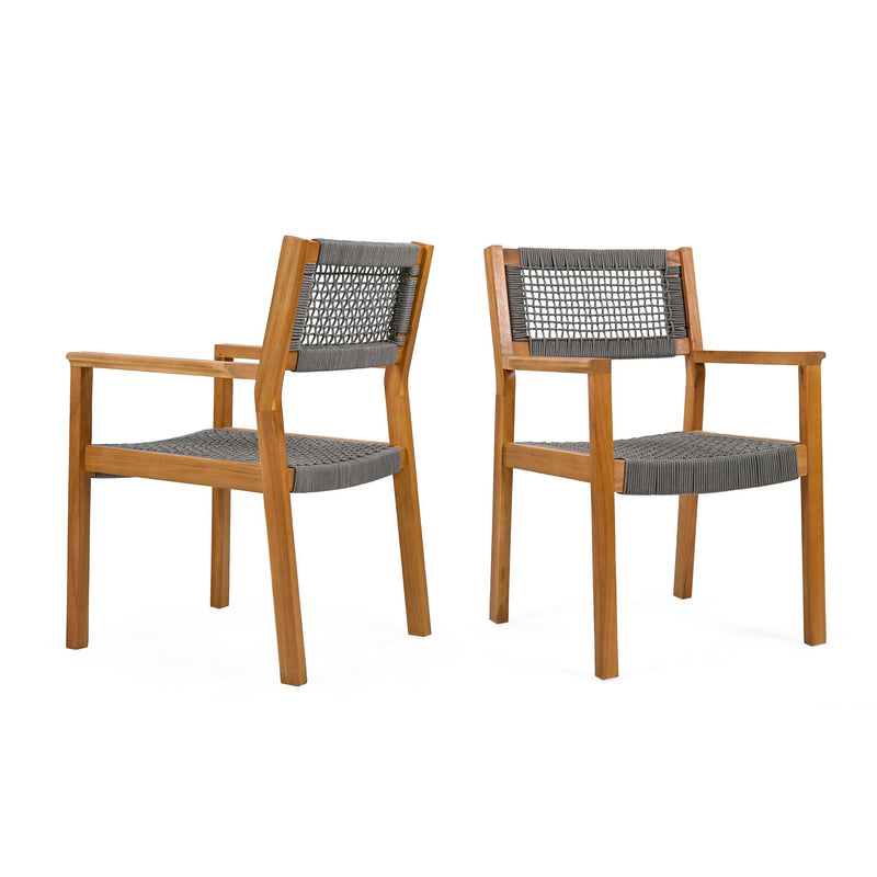 Outdoor Dining Patio Chairs (Set of 2)