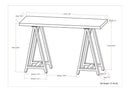 Sawhorse - Handcrafted Solid Table