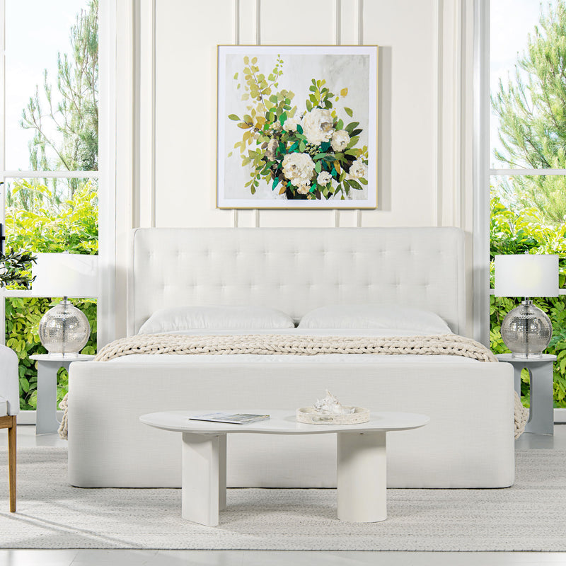 Brooks - Contemporary Tufted Shelter Platform Bed
