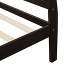 Platform Bed Frame Mattress Foundation Sleigh Bed With Headboard / Footboard / Wood Slat Suppor