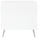 Nieta - 2 Door Engineered Wood Accent Cabinet - White High Gloss