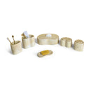 Elegant Natural Marble Bathroom Accessories Set
