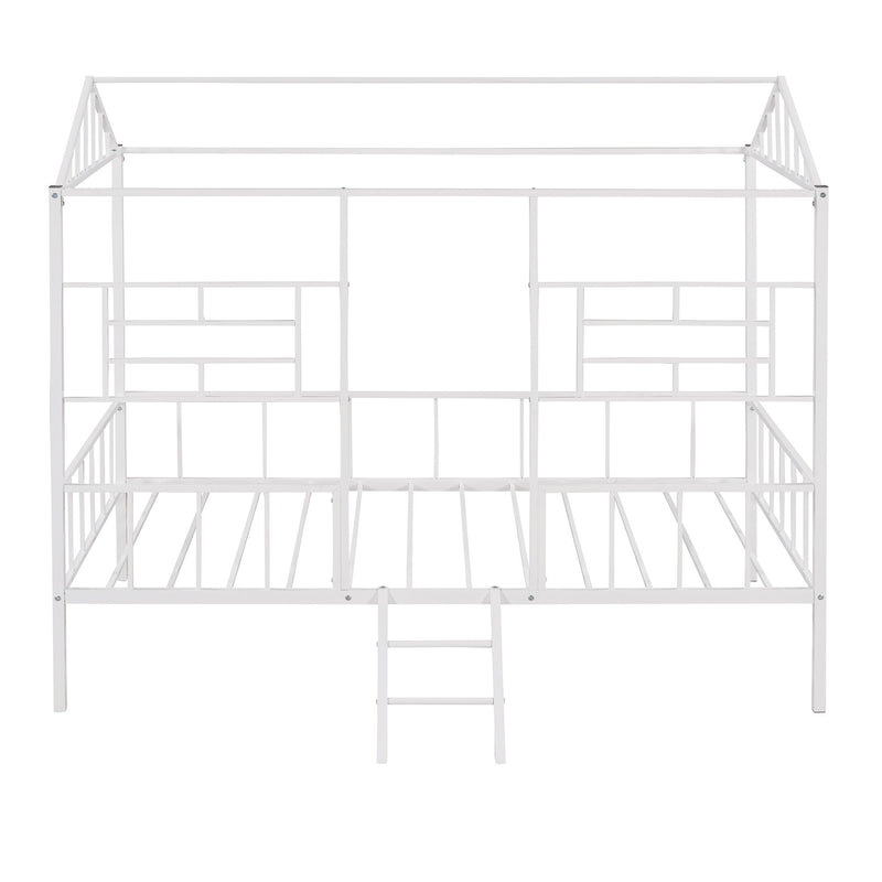 House Bed Frame With Slatted Support, No Box Spring Needed