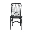 Outdoor Wicker Patio Dining Chairs Set With Durable Frame And Rattan Weave