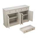 Vintage Sideboard With 2 Drawers And Four Doors For Living Room