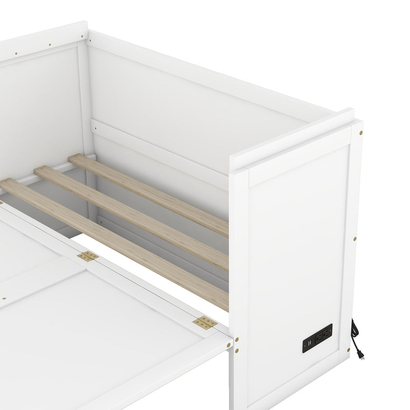 Murphy Bed With USB Port And A Large Drawer