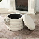 Fuji - Oversized Round Storage Ottoman