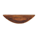 Crescent Floating Wall Shelf - Brown