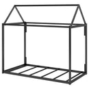 Metal House Shape Platform Bed, twin