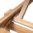 Catania - Outdoor Rope Chaise Lounge (Set of 2) - Teak / Beige