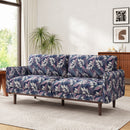 2 Seater Loveseat Sofa With Spacious Seating Area
