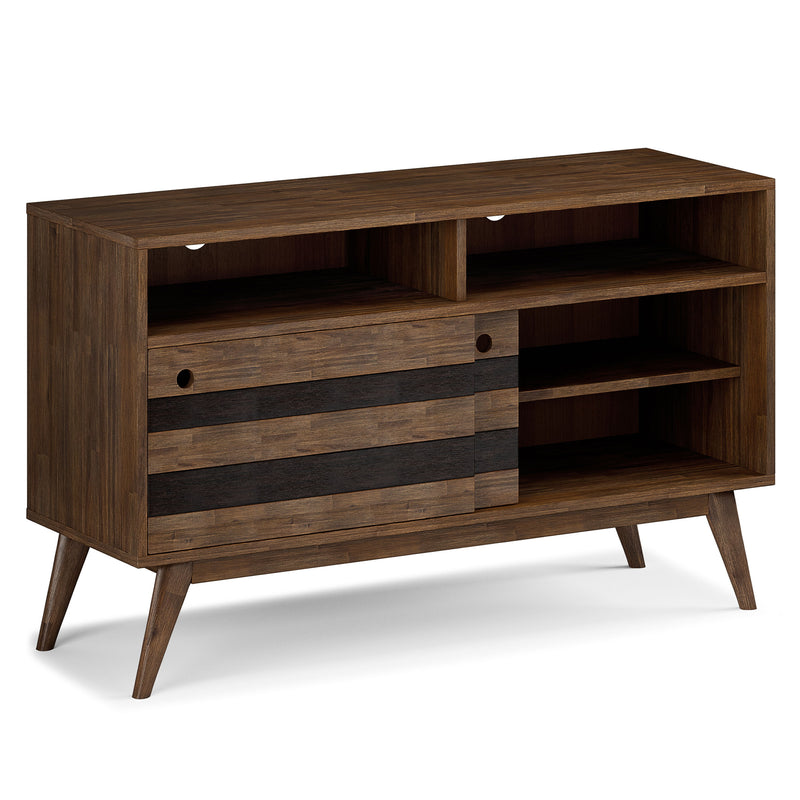 Clarkson - TV Stand - Rustic Natural Aged Brown