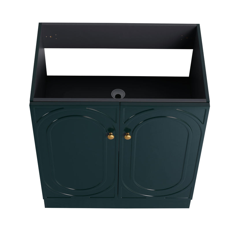 Modern Freestanding Bathroom Vanity With Soft Close Cabinet Doors