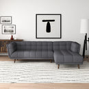 Addison - L Shape Sectional Sofa Tufted