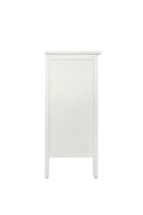 3 Drawer Cabinet With Hollow Carved 3 Drawer Dresser Storage Chest With Metal Handles For Entryway Living Room Bedroom - Beige