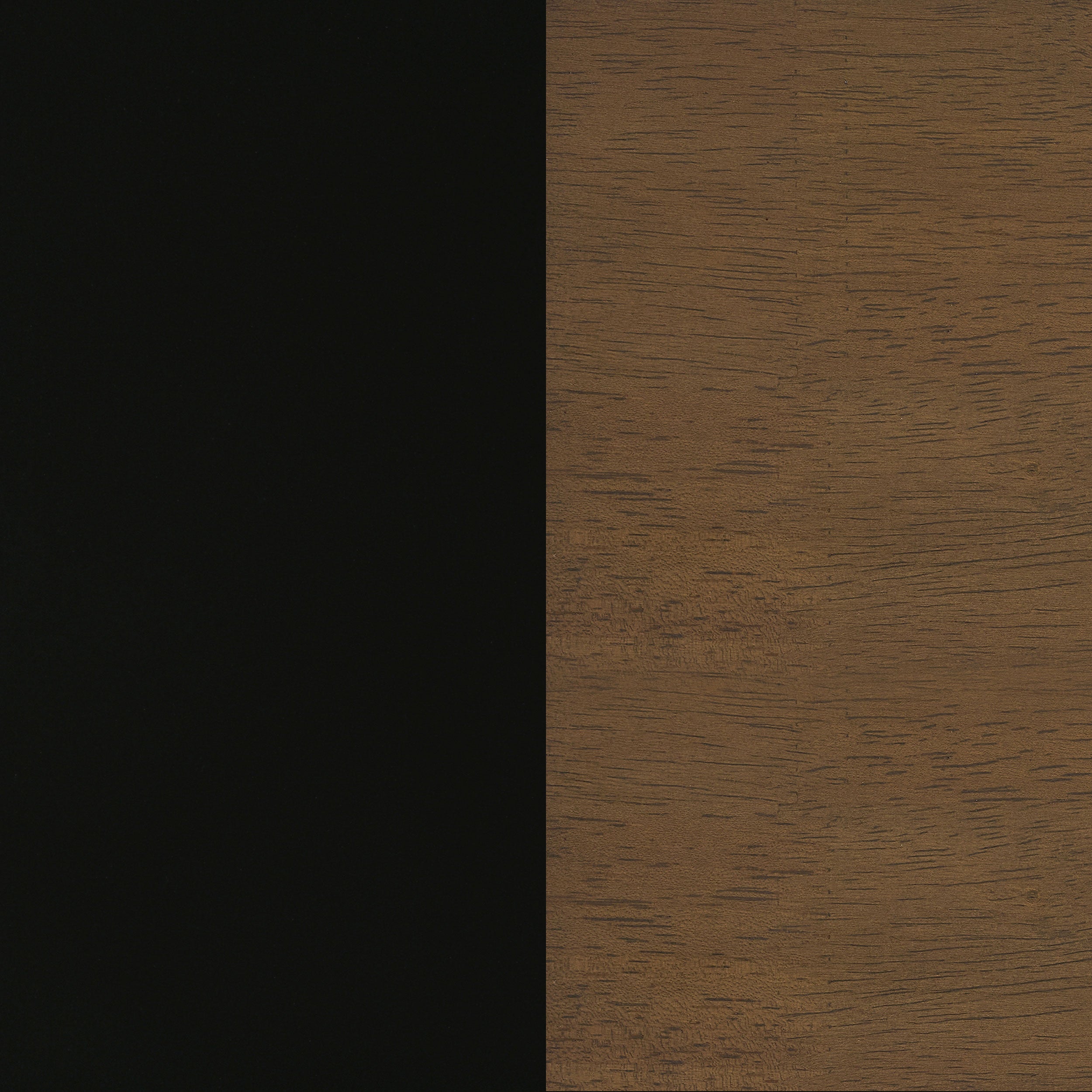 Morris Twin Over Twin Wood Bunk Bed Black and Walnut — view 11