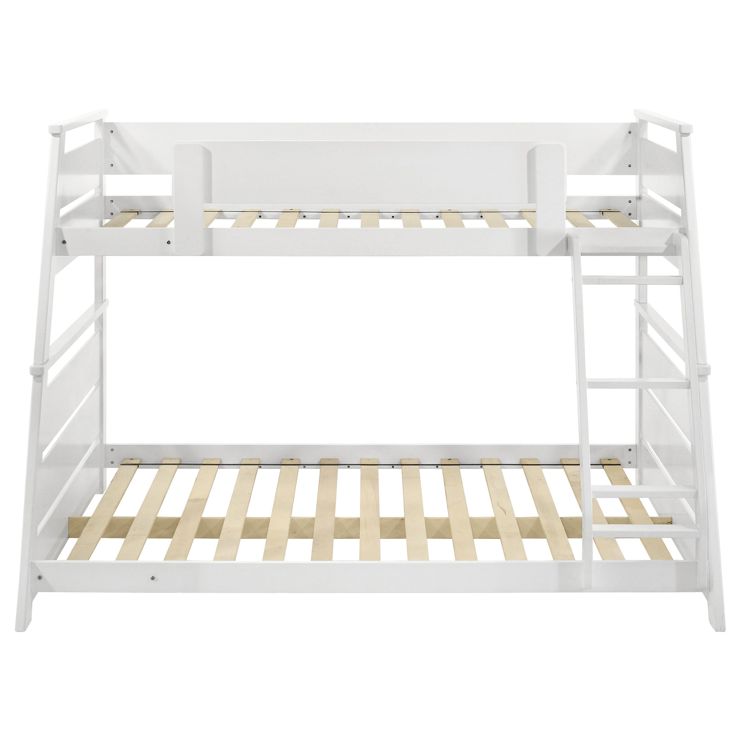 Holden Wood Veneer Twin Over Full Bunk Bed White — view 7