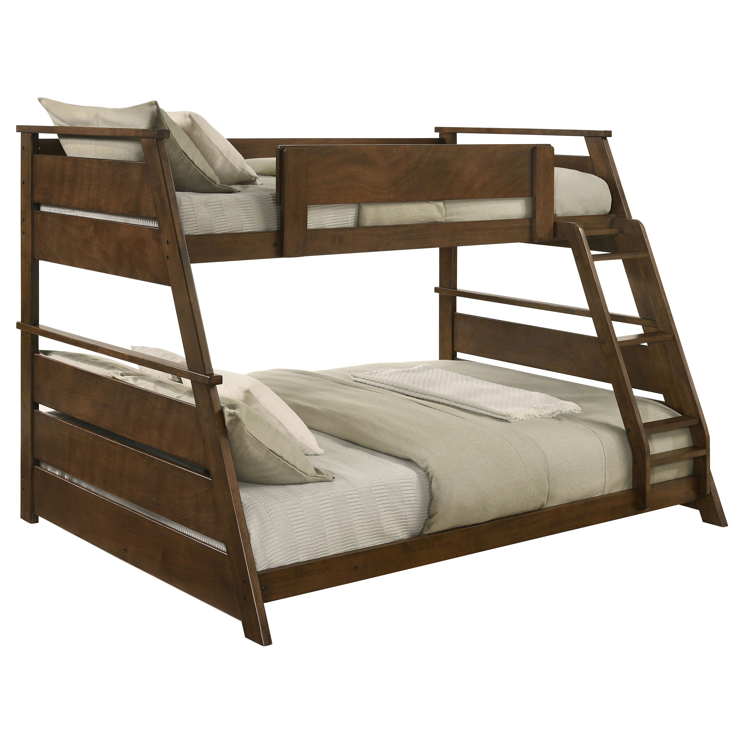 Holden Wood Veneer Twin Over Full Bunk Bed Walnut — view 5
