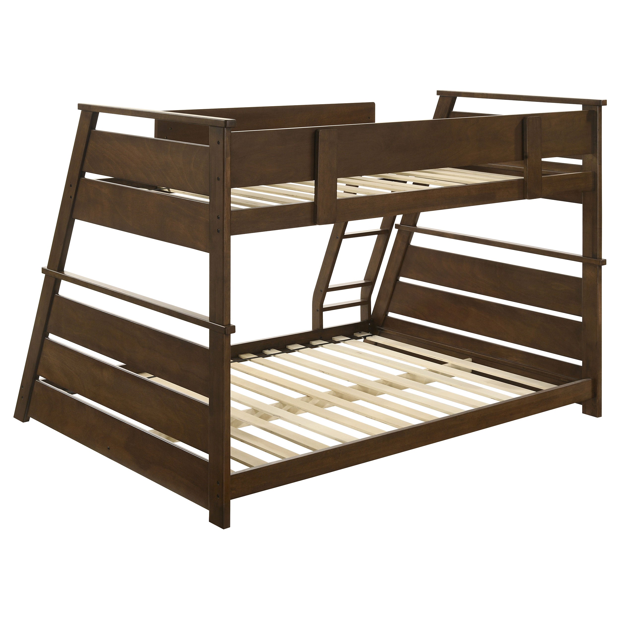 Holden Wood Veneer Twin Over Full Bunk Bed Walnut — view 8